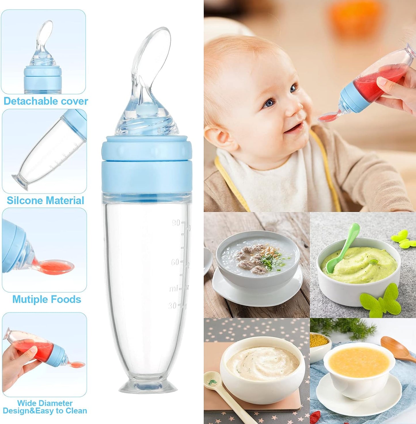 Matningsflaska Sked 4-pack