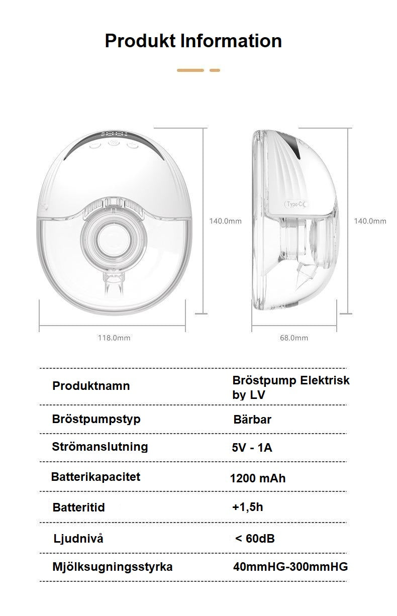 Bröstpump Elektrisk