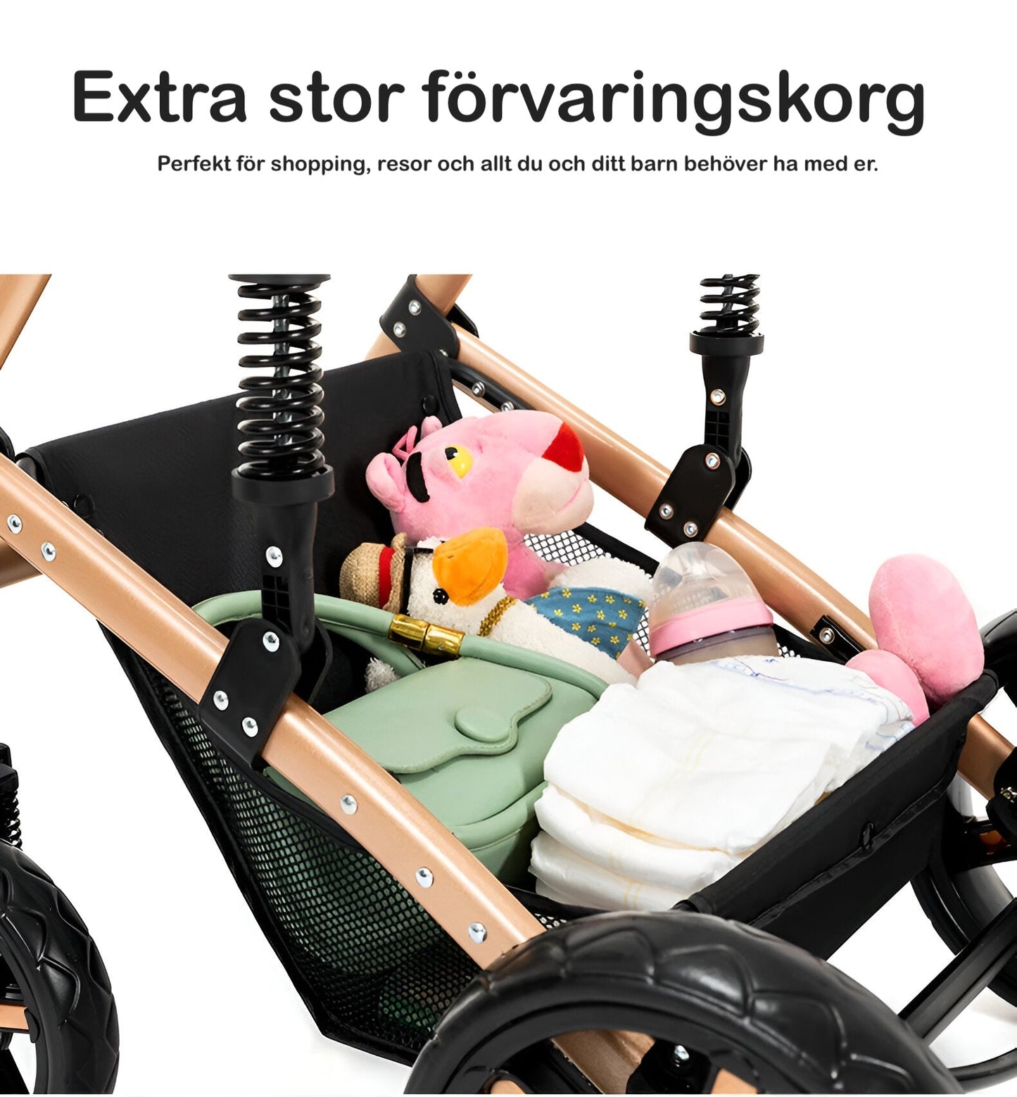 Barnvagn Premium 3-i-1