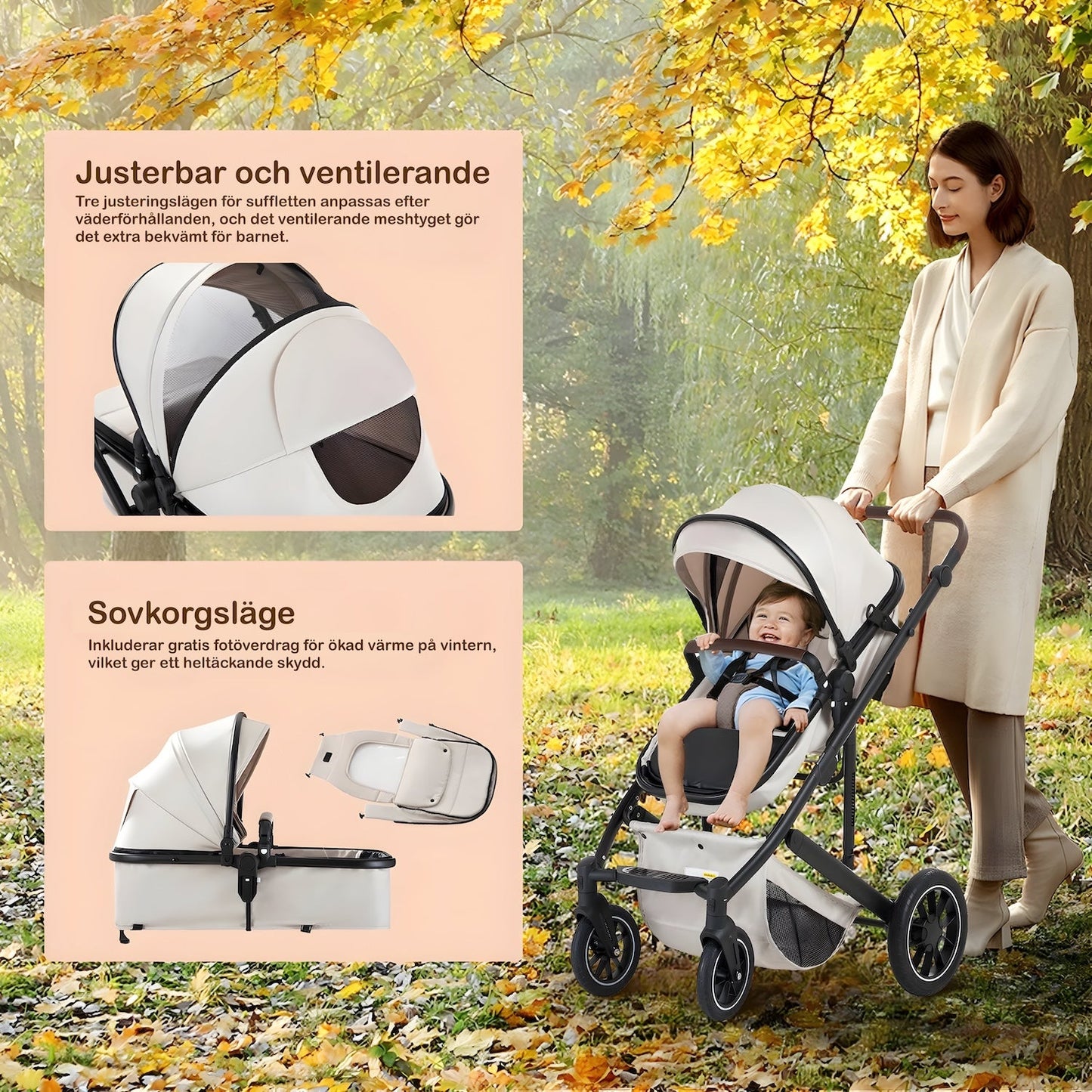 Barnvagn UrbanMove 3-i-1