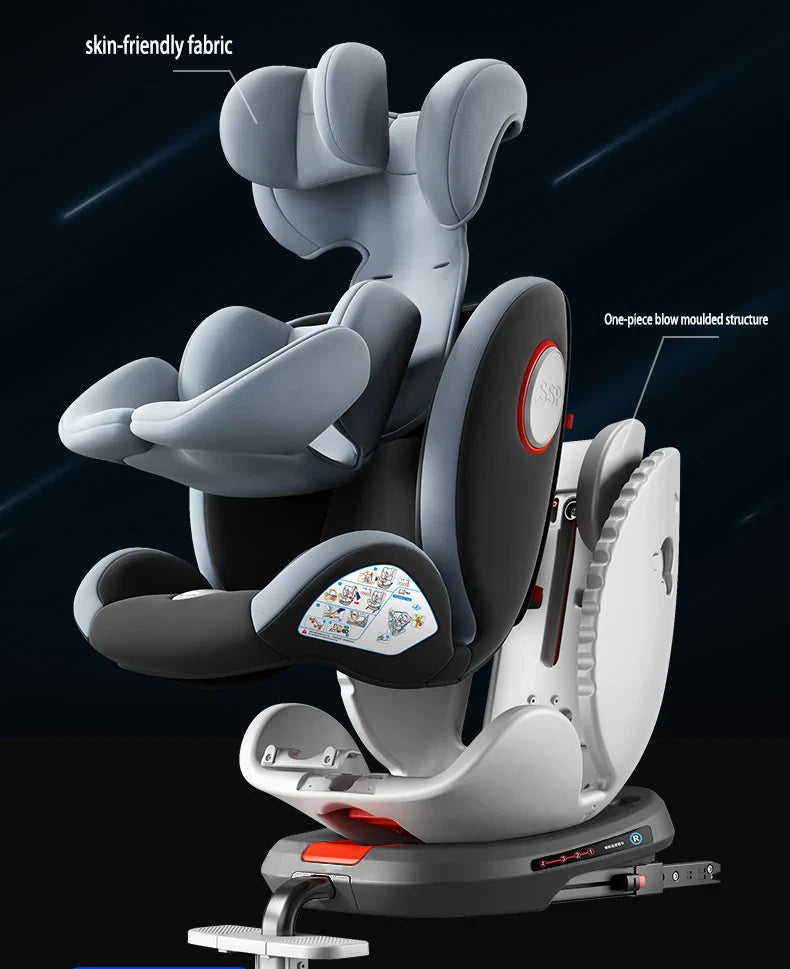 Bilbarnstol 360° Vändbar ISOFIX