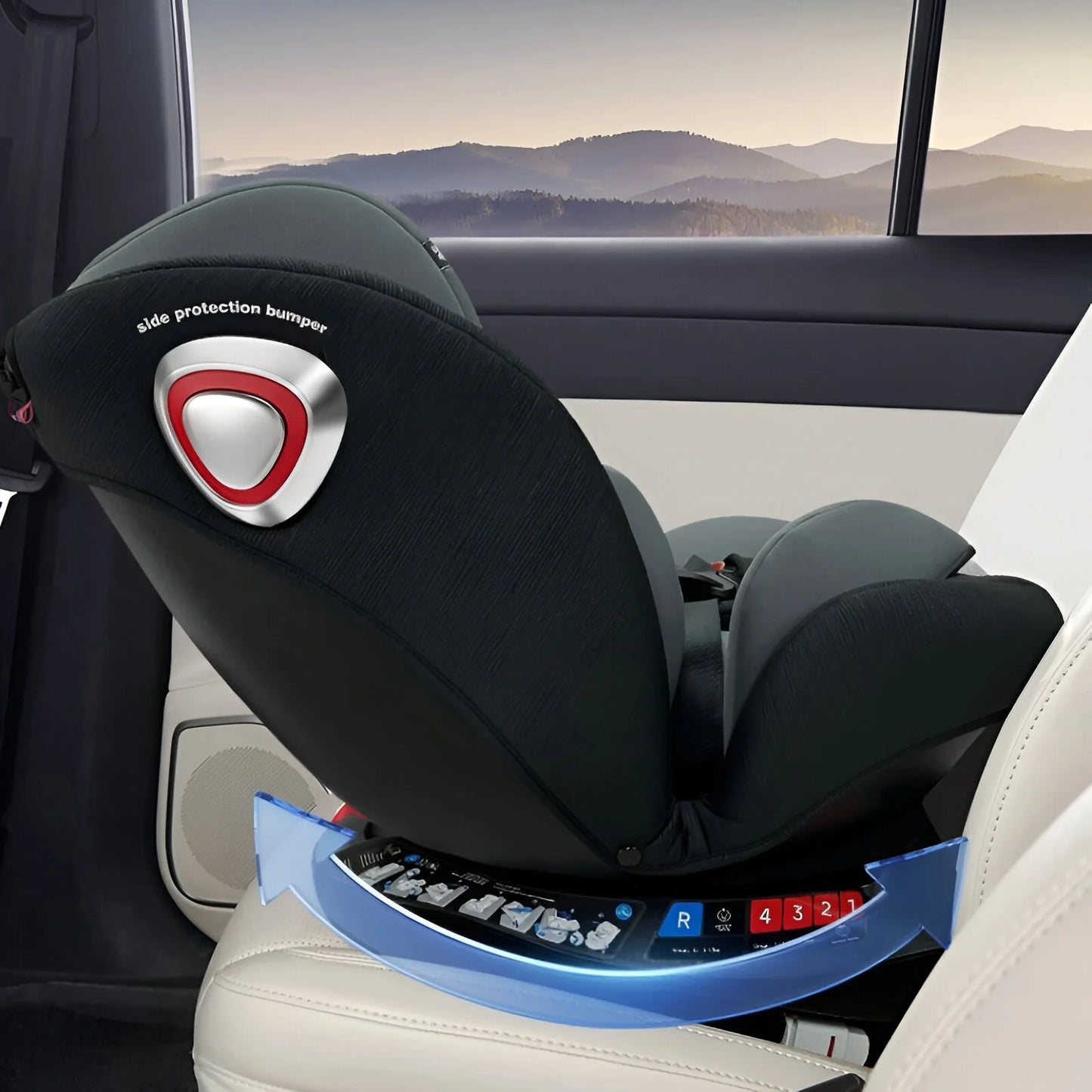 Bilbarnstol 360° ToSecure - ISOFIX Interface