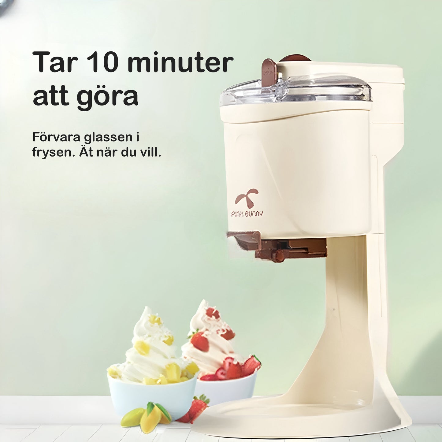 Glassmaskin för hemmabruk - Mjukglass