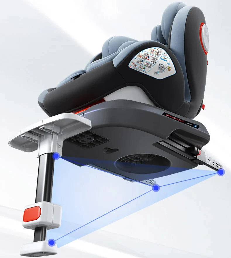 Bilbarnstol 360° Vändbar ISOFIX