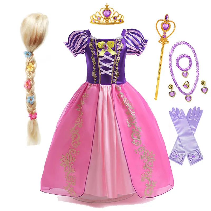Klänning Rapunzel - Maskeraddräkt