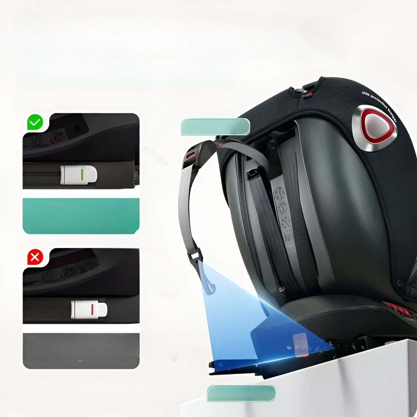 Bilbarnstol 360° ToSecure - ISOFIX Interface