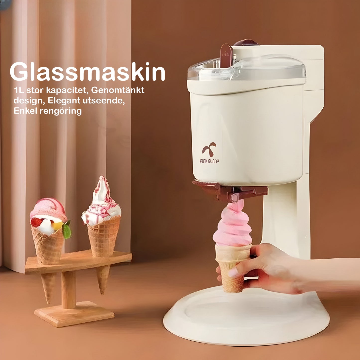 Glassmaskin för hemmabruk - Mjukglass