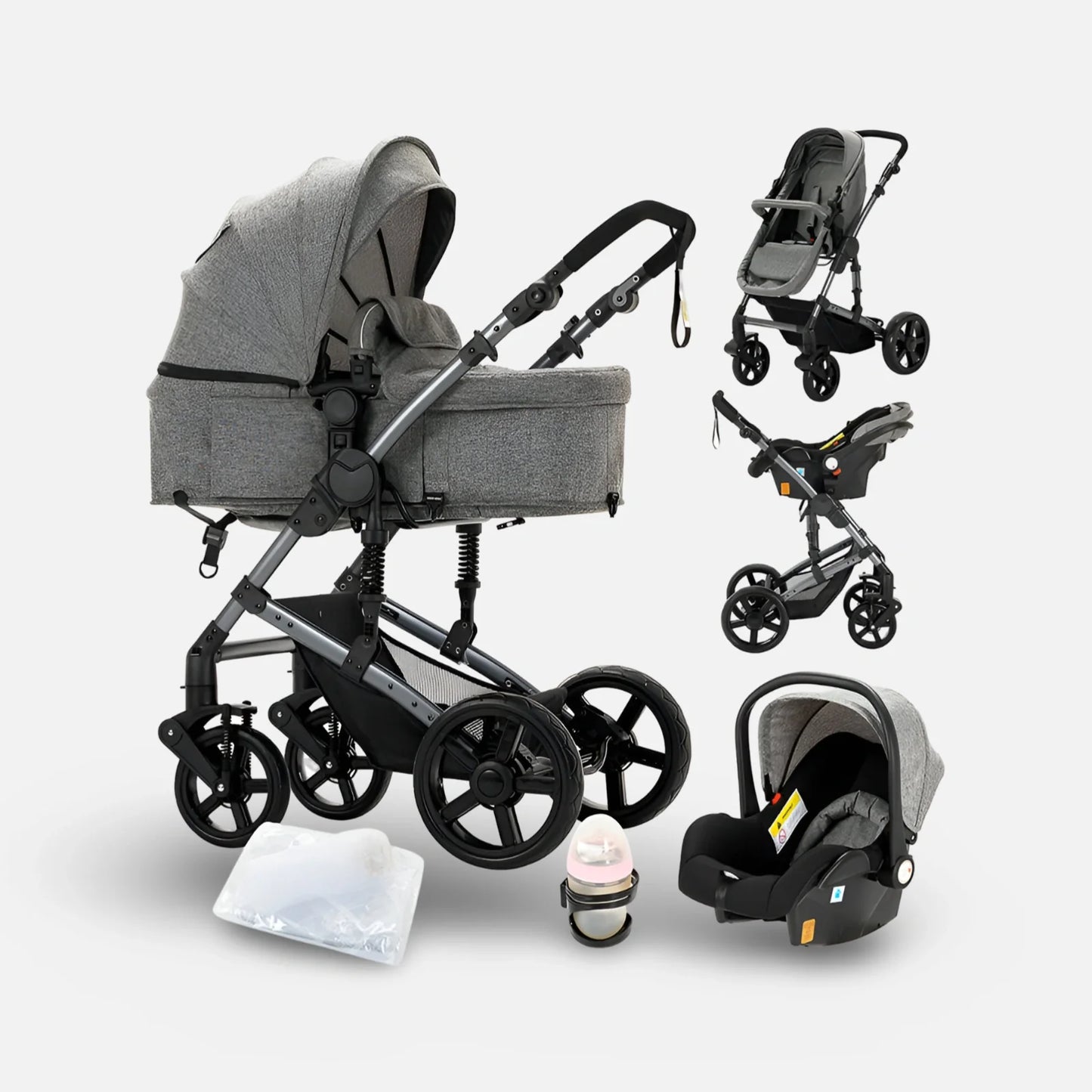 Barnvagn Premium 3-i-1