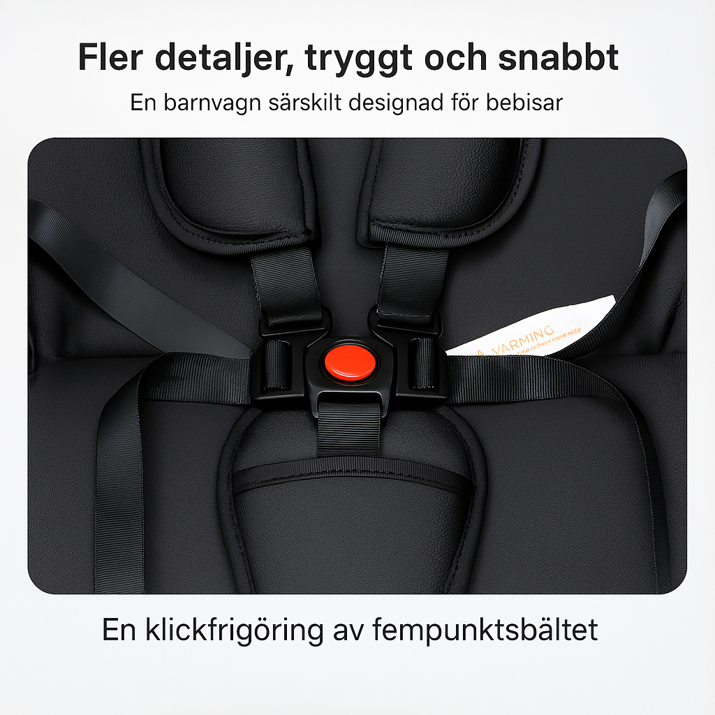 Barnvagn Premium 3-i-1