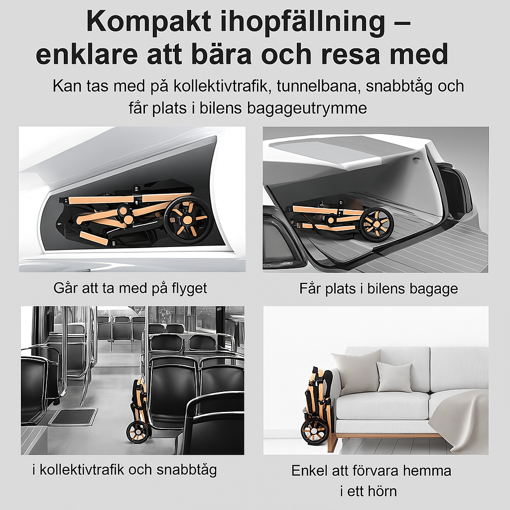 Barnvagn Premium 3-i-1