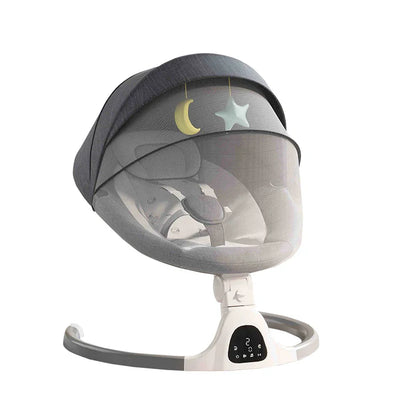Babygunga Elektrisk med Bord, Myggnät & LED Display