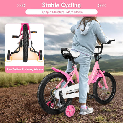 Barncykel 16 Tum - Rosa