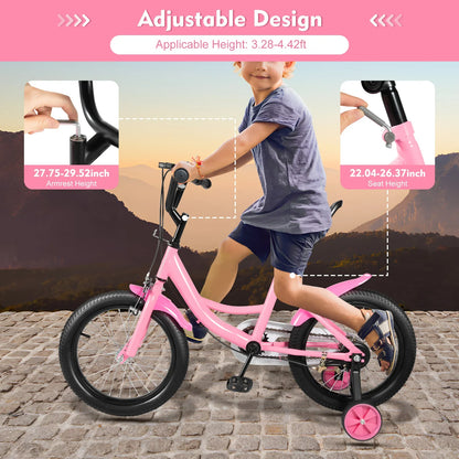 Barncykel 16 Tum - Rosa
