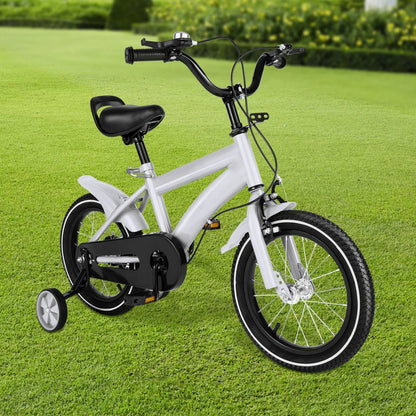 Barncykel 14 Tum - Vit