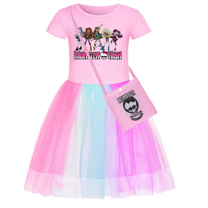 Monster High Klänning med Axelväska
