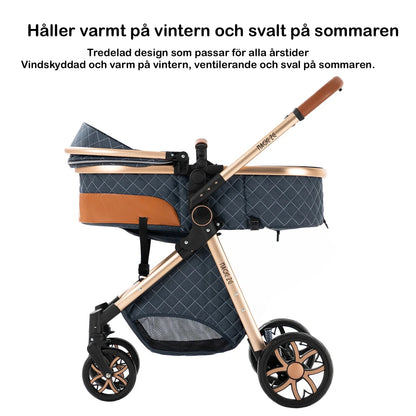 Barnvagn Komfort 3-i-1