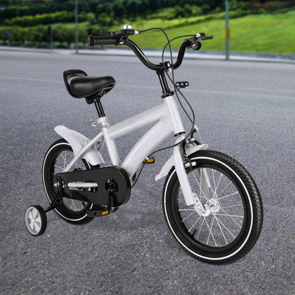 Barncykel 14 Tum - Vit