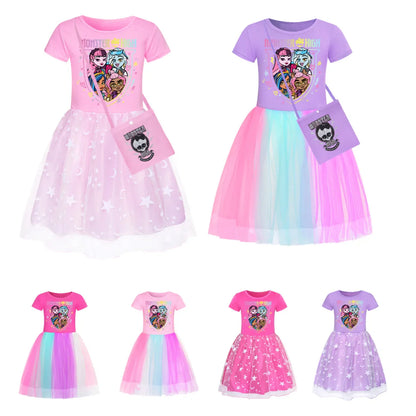 Monster High Klänning med Axelväska