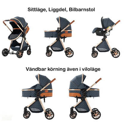 Barnvagn Komfort 3-i-1