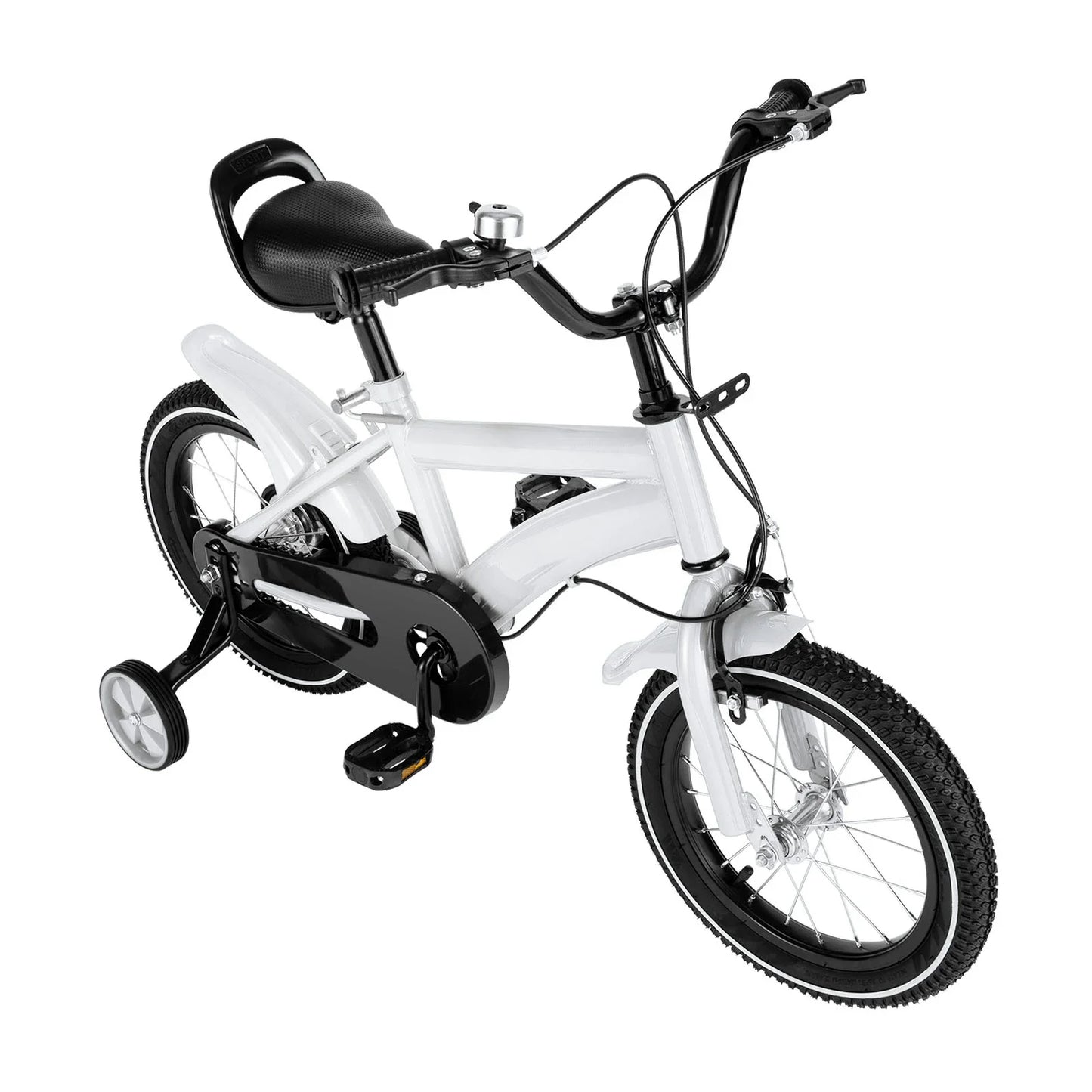 Barncykel 14 Tum - Vit