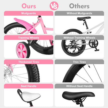 Barncykel 16 Tum - Rosa