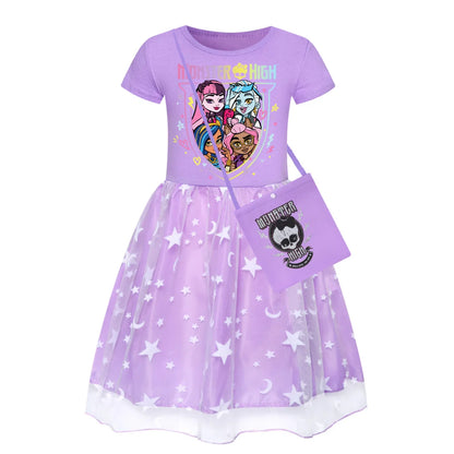 Monster High Klänning med Axelväska