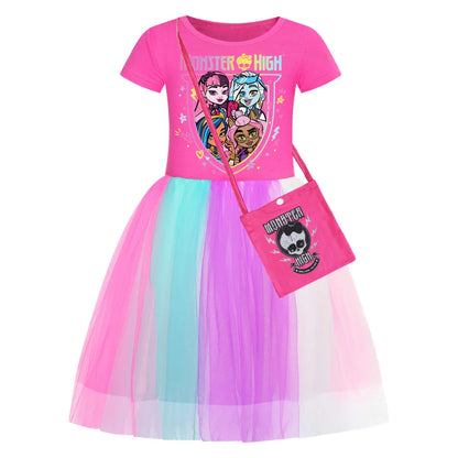 Monster High Klänning med Axelväska