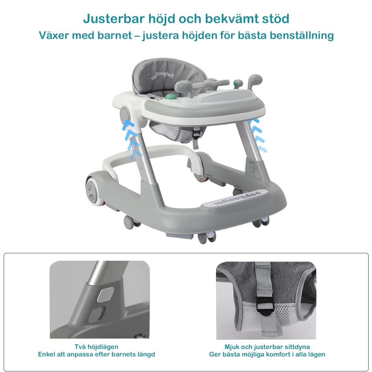 Lära-Gå-Stol UrbanMove 2-i-1