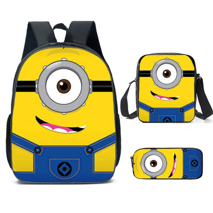 Ryggsäck Barn Minions 3-i-1