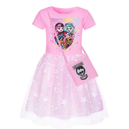 Monster High Klänning med Axelväska
