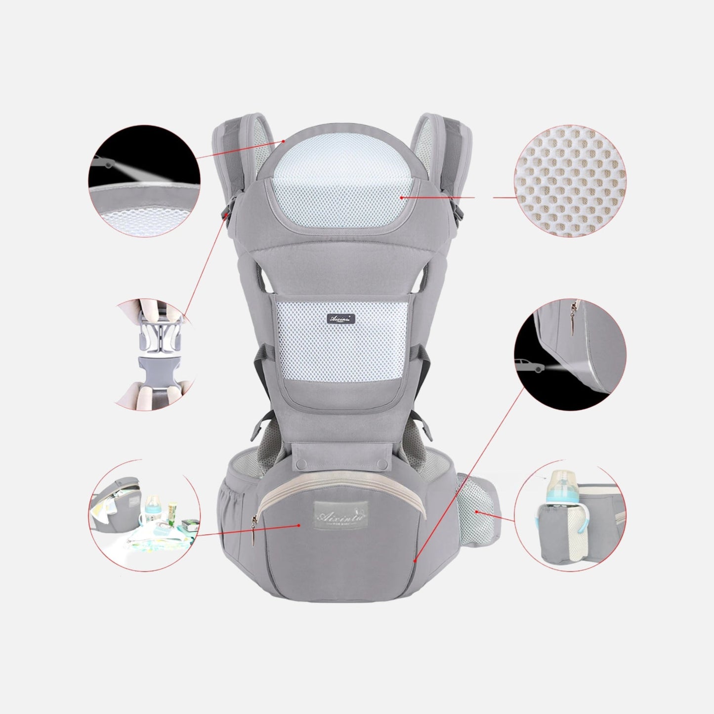 Bärsele Ergonomisk 6 in 1