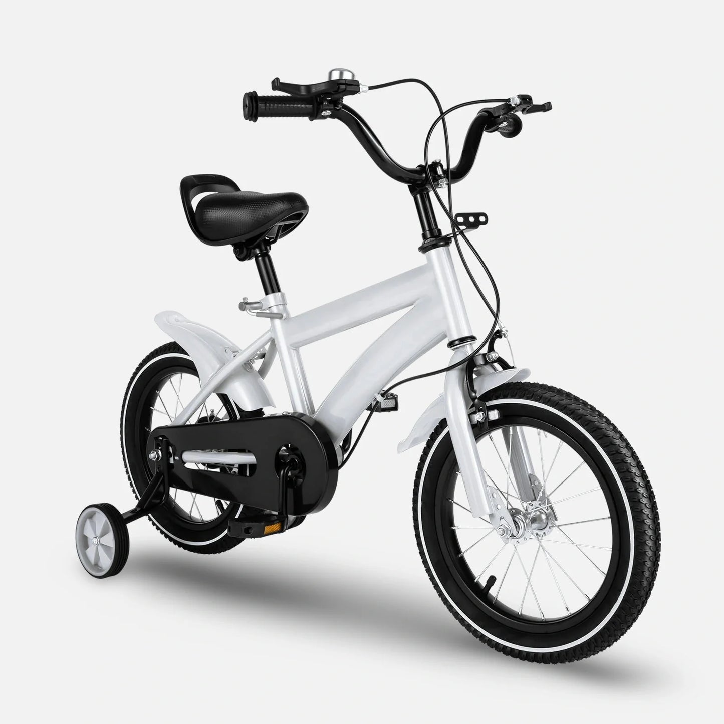 Barncykel 14 Tum - Vit