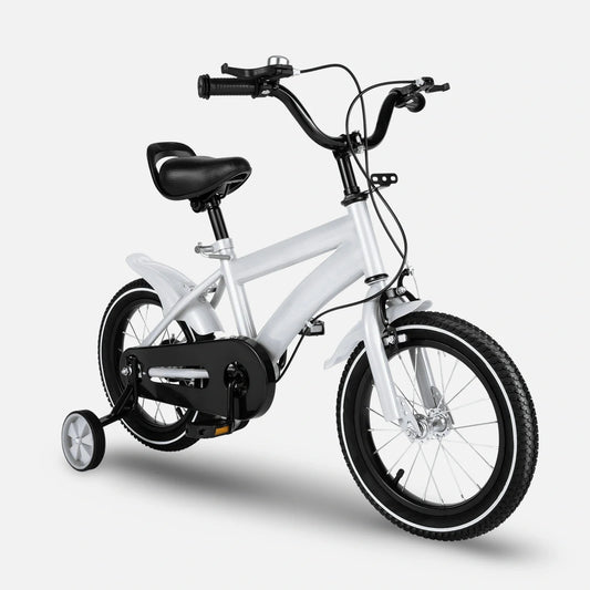 Barncykel 14 Tum - Vit
