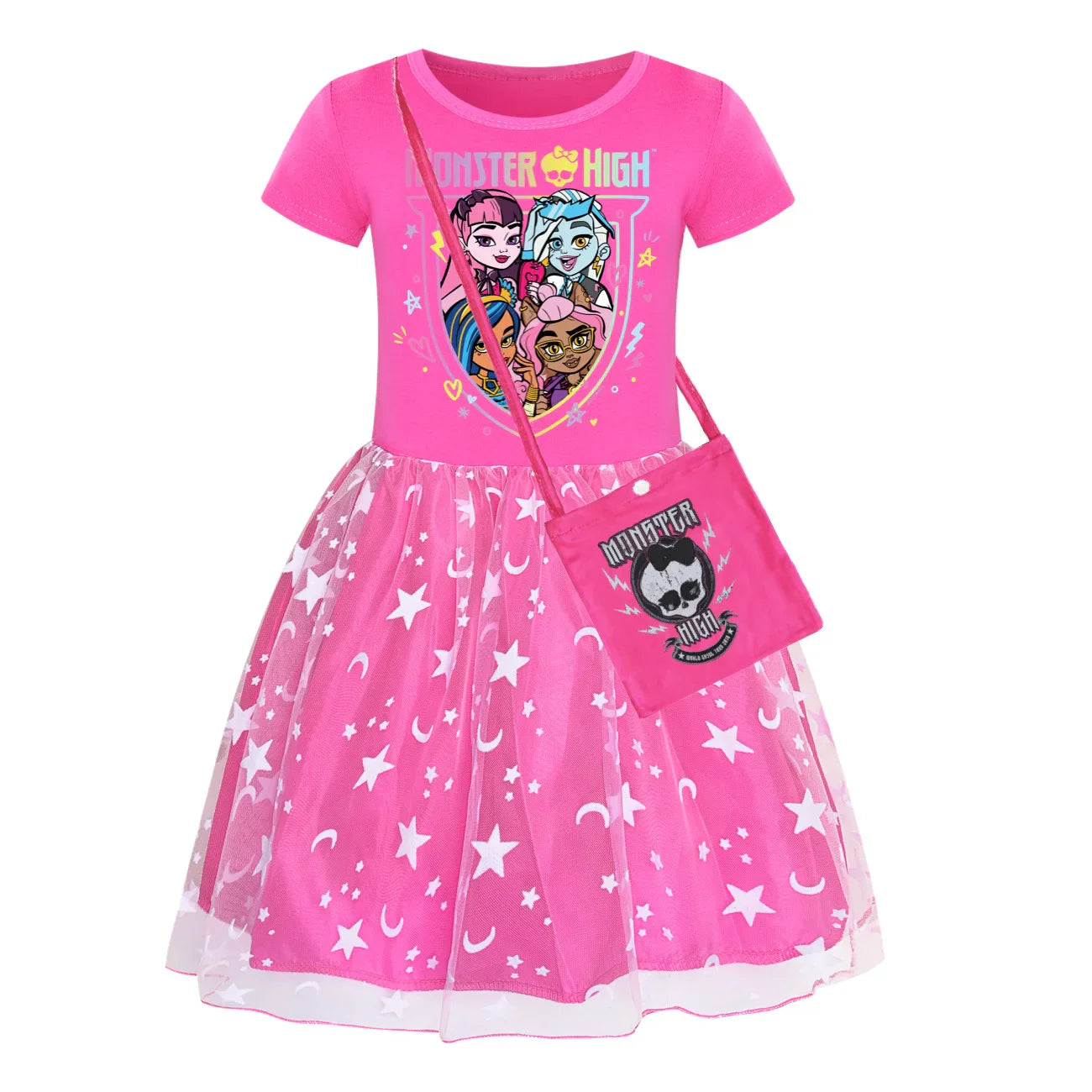 Monster High Klänning med Axelväska