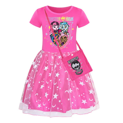 Monster High Klänning med Axelväska
