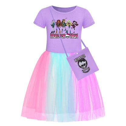 Monster High Klänning med Axelväska