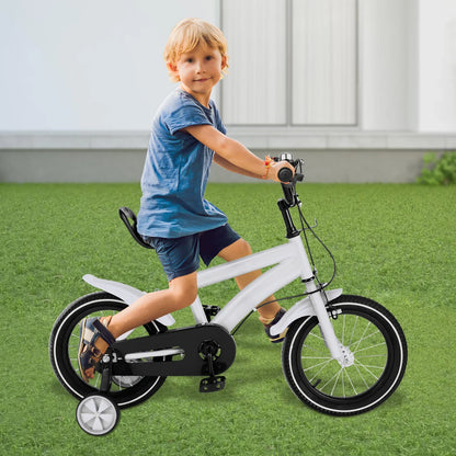 Barncykel 14 Tum - Vit