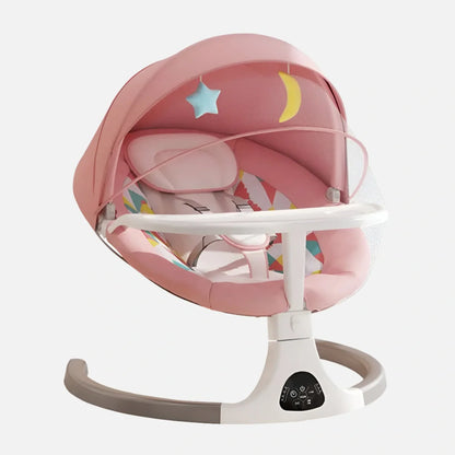 Babygunga Elektrisk med Bord, Myggnät & LED Display