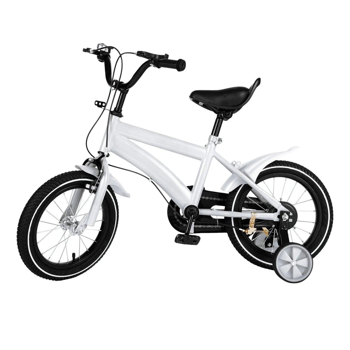 Barncykel 14 Tum - Vit