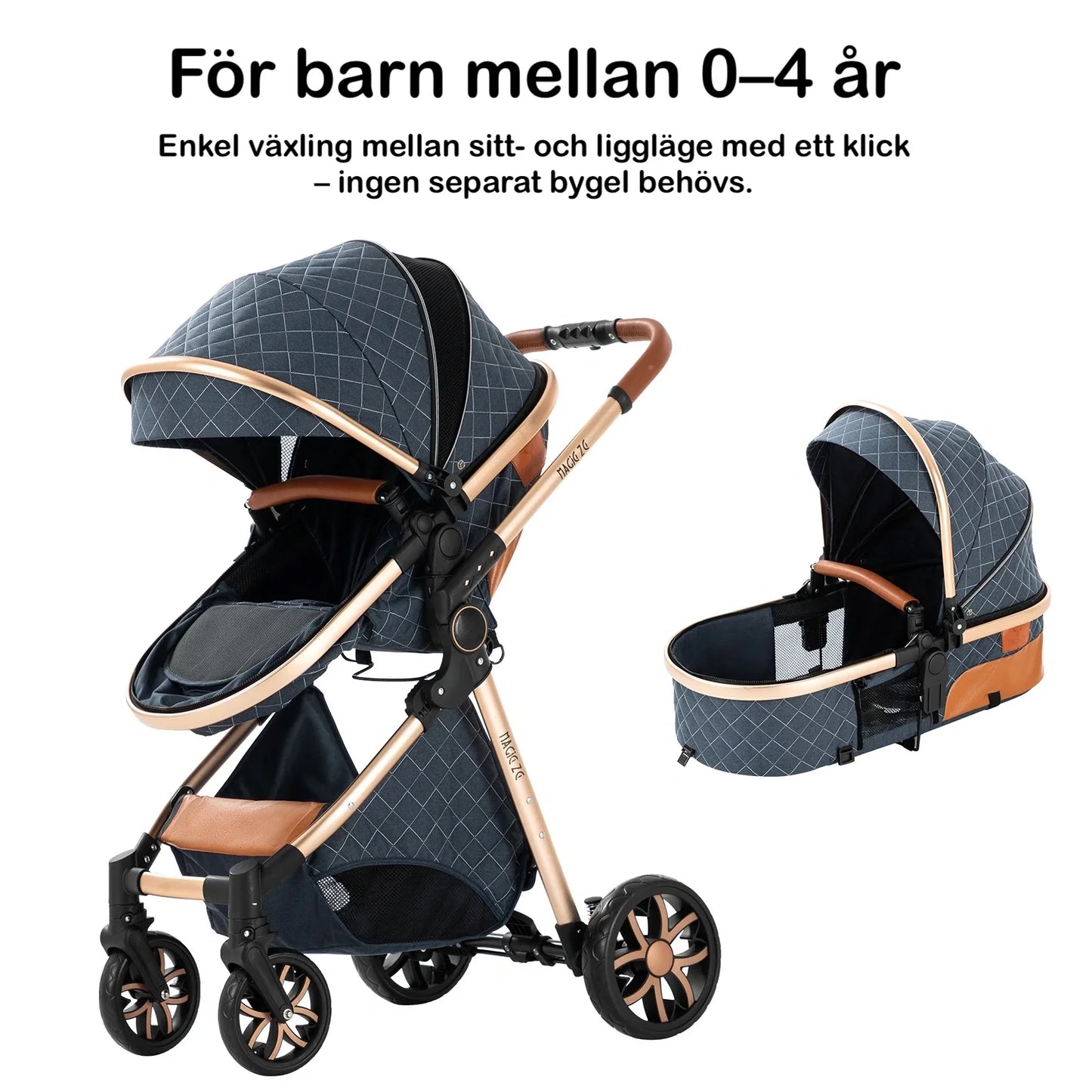 Barnvagn Komfort 3-i-1