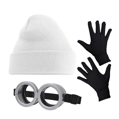 Mössa Barn Minions 3-i-1 Set med Vantar & Glasögon