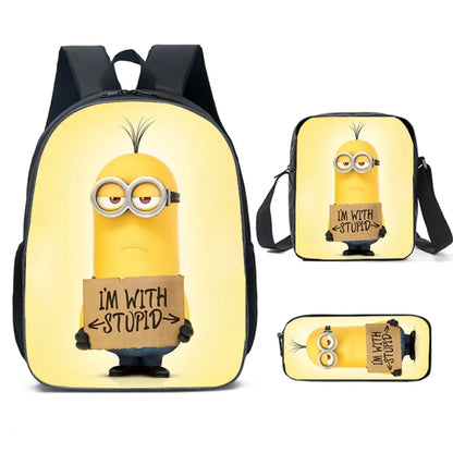 Ryggsäck Barn Minions 3-i-1