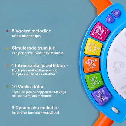 Trumset Barn med Mikrofon