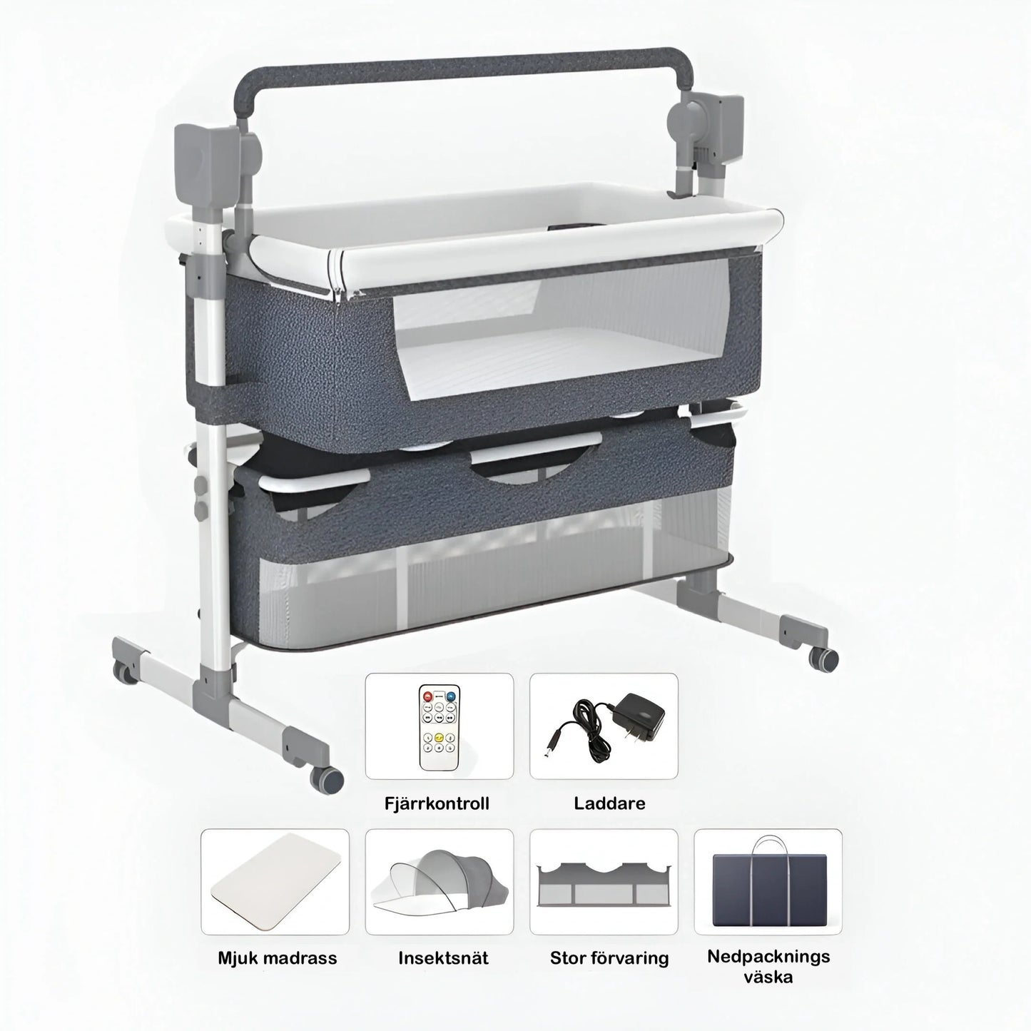 Bedside Crib - Vaggande Barnsäng