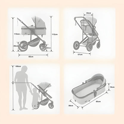Barnvagn UrbanMove 3-i-1