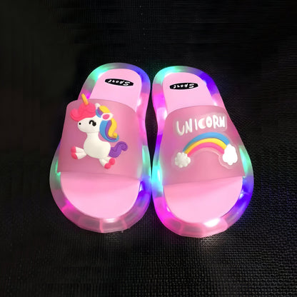 Lysande Tofflor - Unicorn